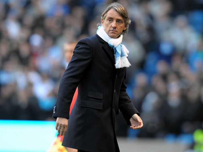 Roberto Mancini, stjóri Manchester City.
