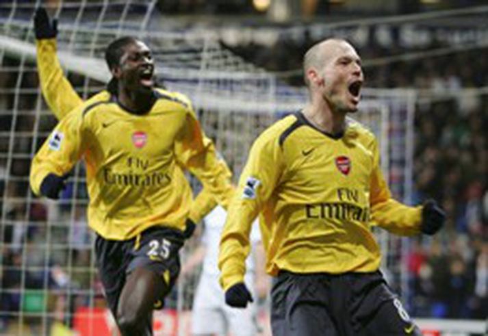 Varamaðurinn Freddie Ljungberg skoraði annað mark sitt á leiktíðinni í kvöld