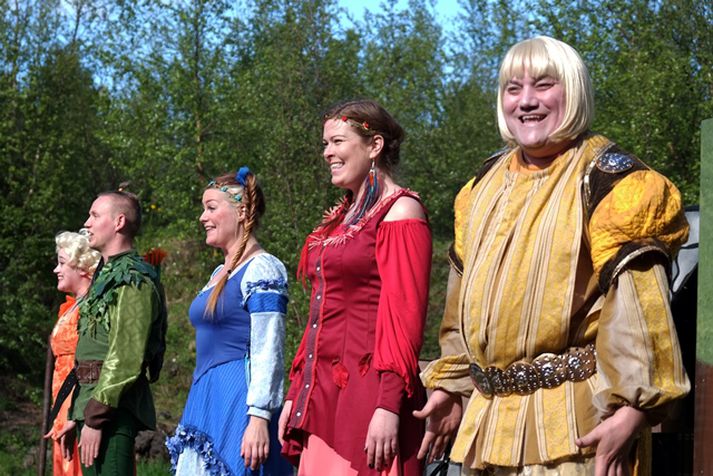 Lottuliðar á góðri stund.