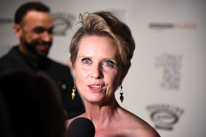 Cynthia Nixon er líklega þekktust fyrir hlutverk sitt í þáttunum Sex and the City en New York-borg var söguðsvið þáttanna.