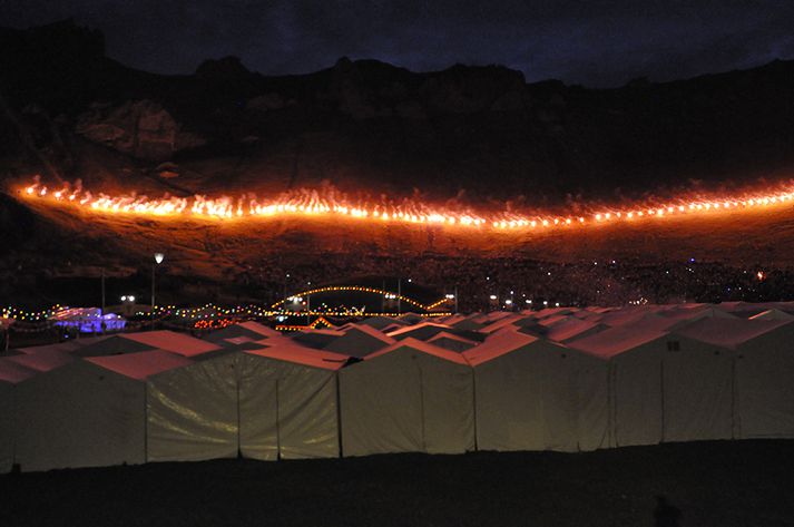 Blysin voru tignarleg venju samkvæmt.