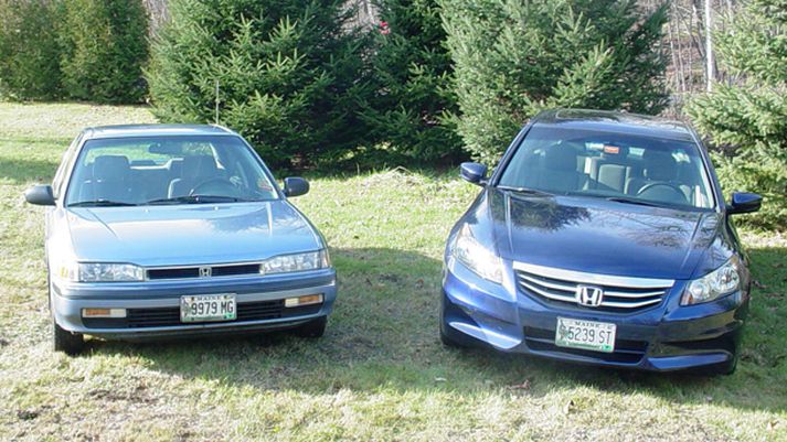 Gamla og nýja Honda Accord
