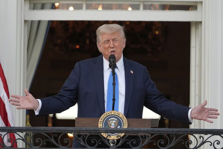 Donald Trump, forseti Bandaríkjanna.