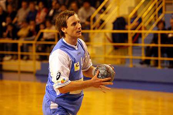 Bjarni Fritzson, leikmaður St. Raphael í Frakklandi.