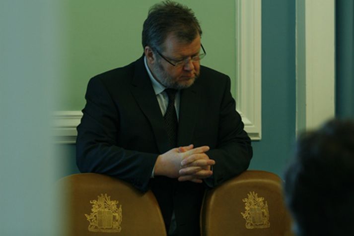 Össur Skarphéðinsson er sakaður um að leyna skýrslu um landbúnaðarmál. Mynd/ GVA.