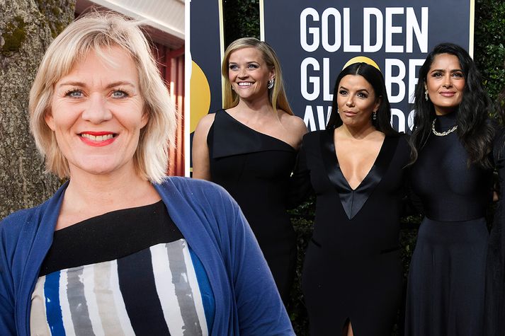 Fyrirmyndin kemur að utan en konur vöktu athygli fyrir samstöðu sína á Golden Globe verðlaununum í janúar.