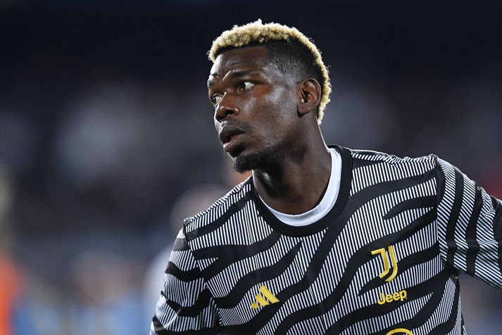 Paul Pogba er laus úr leikbanninu sem honum var sætt í september 2023.