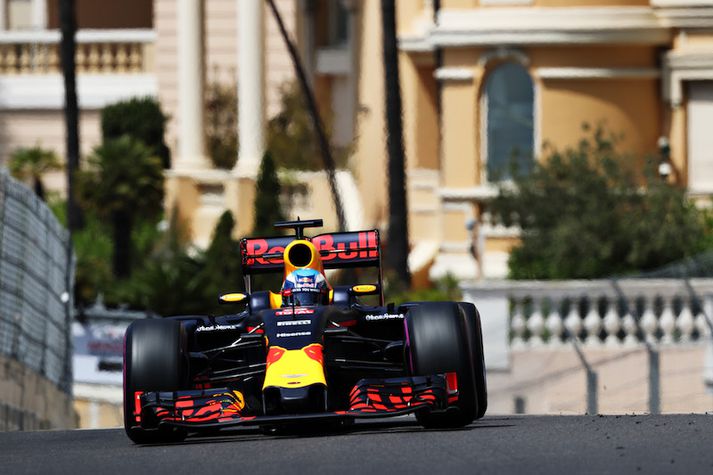 Ricciardo var fljótastur í Mónakó í dag.