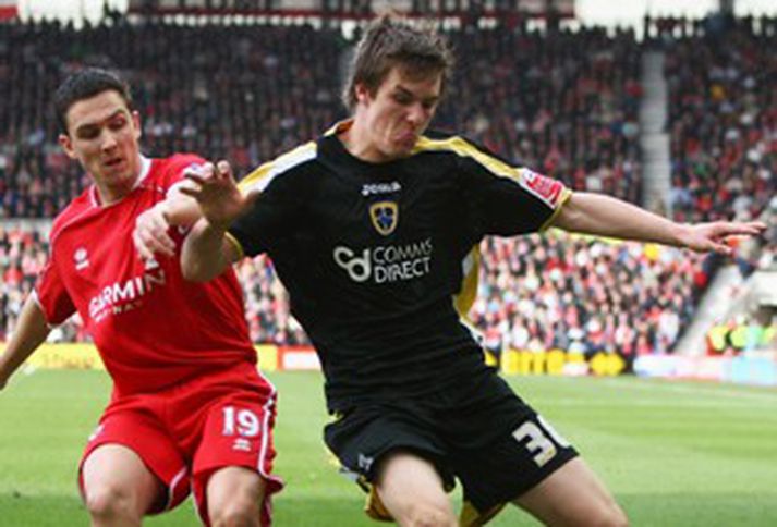 Aaron Ramsey er hér í leik gegn Middlesbrough á dögunum