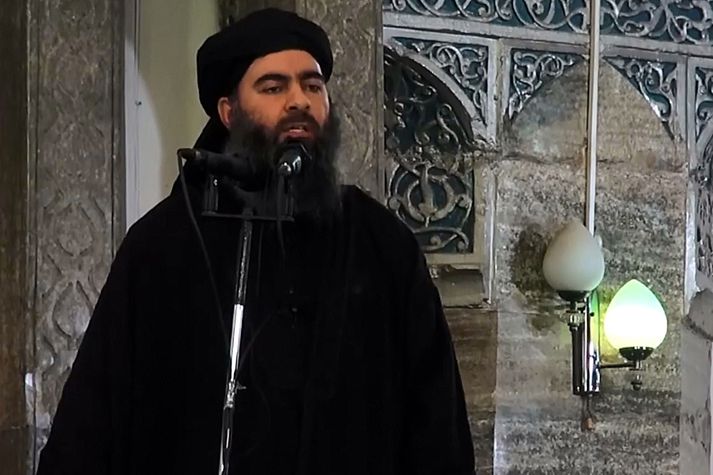 Abu Bakr al-Baghdadi í júlí 2014.