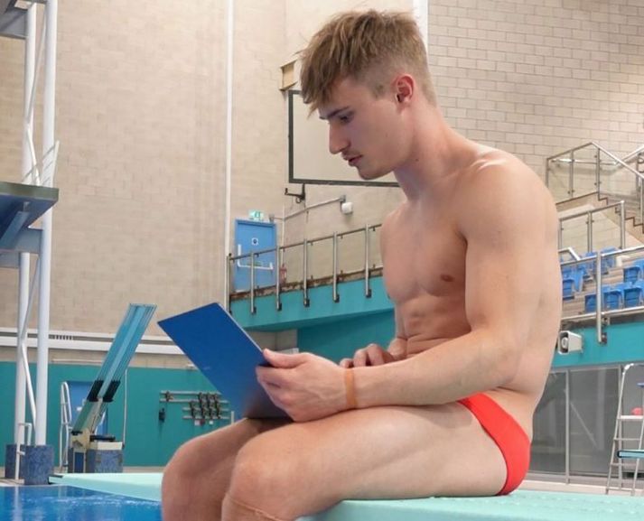 Jack Laugher er vinsæll á OnlyFans.