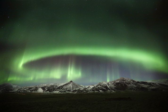 Verðlaunaljósmyndin í ár er af Skarðshyrnu.