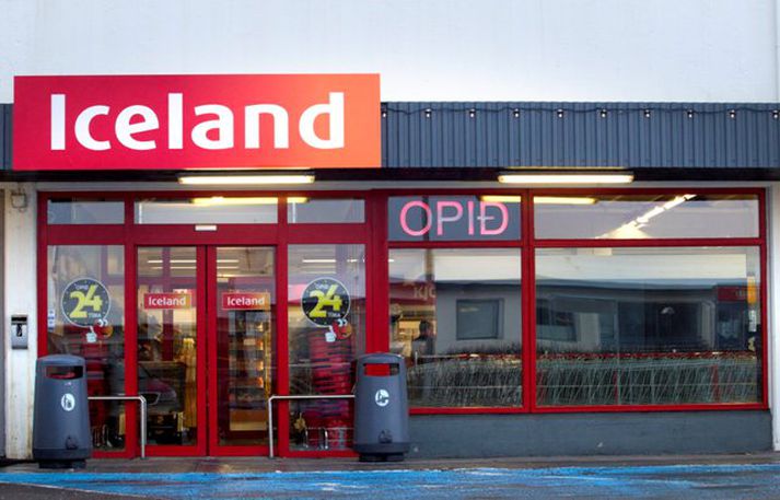 Verslun Iceland á Íslandi.