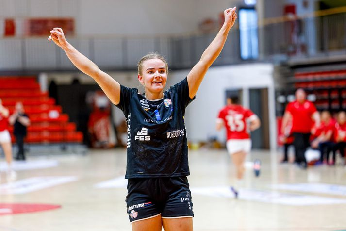 Aldís Ásta Heimisdóttir var hetja KA/Þórs liðsins um helgina.