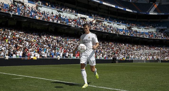 Gareth Bale spilar með Real Madrid um helgina.