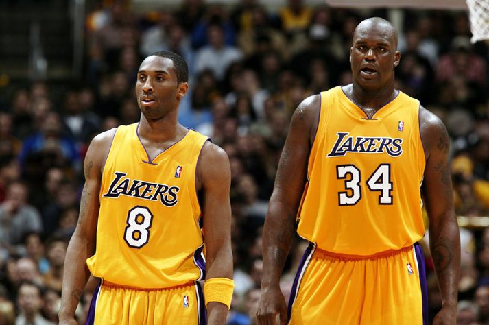Það var ansi kalt á milli Shaq og Kobe.