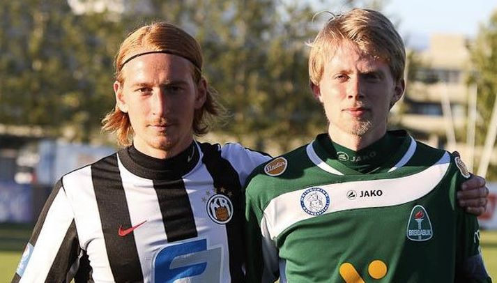 Aron Bjarki Jósepsson í KR og Elfar Árni Aðalsteinsson, Bliki, eru uppaldir leikmenn Völsungs.