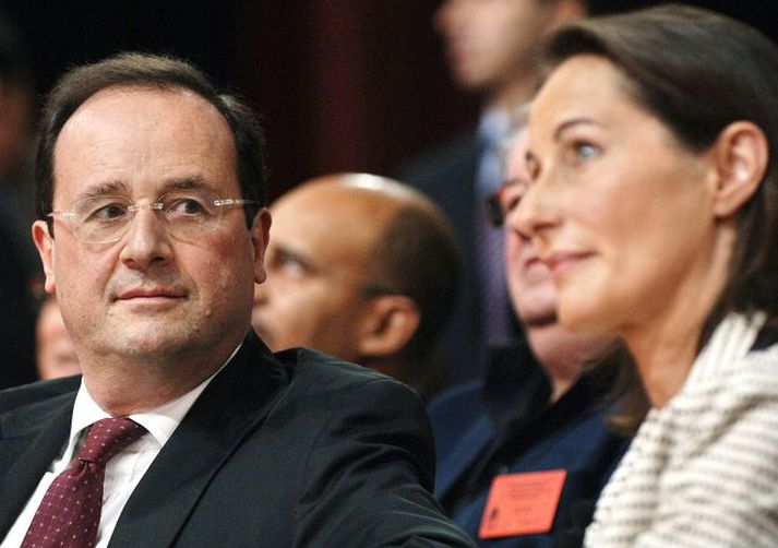 Samtvinnaður ferill Francois Hollande og Ségolène Royal á meðan allt lék í lyndi.