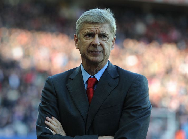 Wenger var ánægður með sína menn í dag.