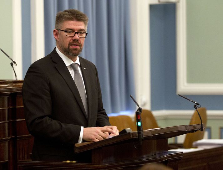 Gunnar Bragi Sveinsson, utanríkisráðherra. 