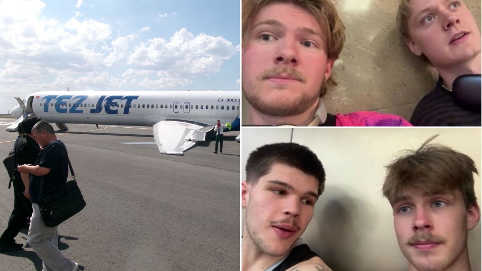 Lentu í slysi á flug­braut í Kirgistan: „Börn farin að gráta og full­orðnir farnir að öskra“