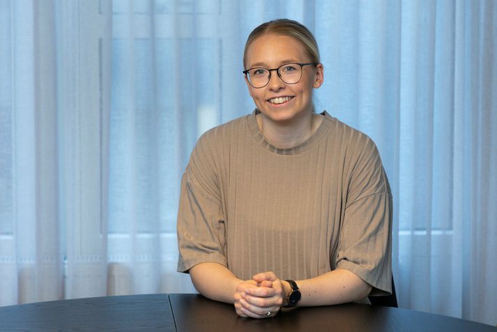 Valgerður Ýr Þorsteinsdóttir hefur leikið sérlega vel með HK að undanförnu.