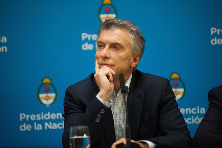 Mauricio Macri gekk ekki vel í forkosningunum þar sem hann hlaut aðeins 32 prósent atkvæða.