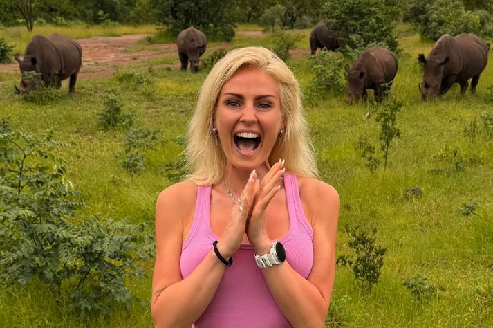 Rakel María Hjaltadóttir ræddi við blaðamann um ævintýraferð sína víða um Afríku.
