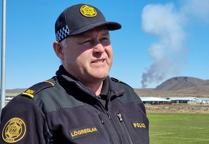 Hjálmar Hallgrímsson er lögreglumaður í Grindavík.