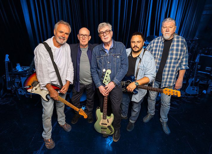 Tónlistarmennirnir Rick Fenn, Keith Hayman, Graham Gouldman, Andy Park and Paul Burgess skipa 10cc. Hér eru þeir í Chicaco í september síðastliðnum. 