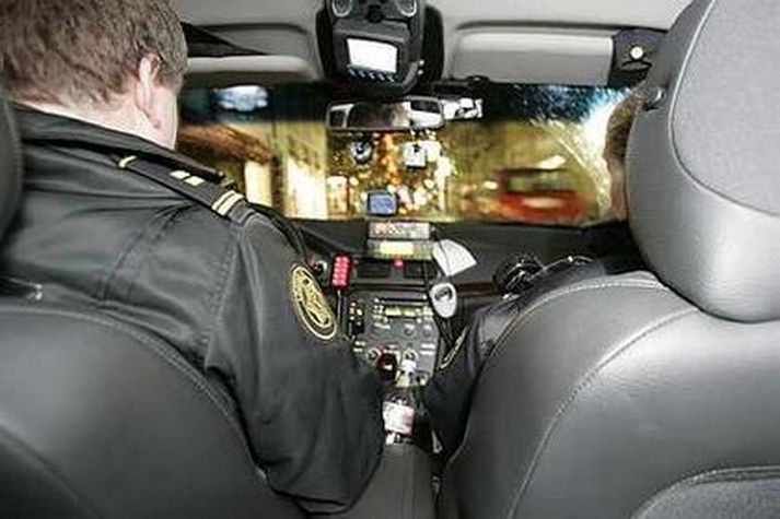 Lögregla þurfti að hafa afskipti af skrautlegum félögum í verslun í austurborginni um miðnætti.