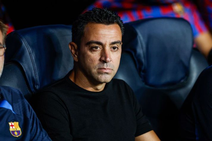 Xavi, þjálfari Barcelona. 