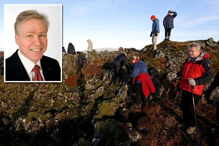 Miklar deilur hafa staðið um fyrirhugaðar framkvæmdir við Gálgahraun.