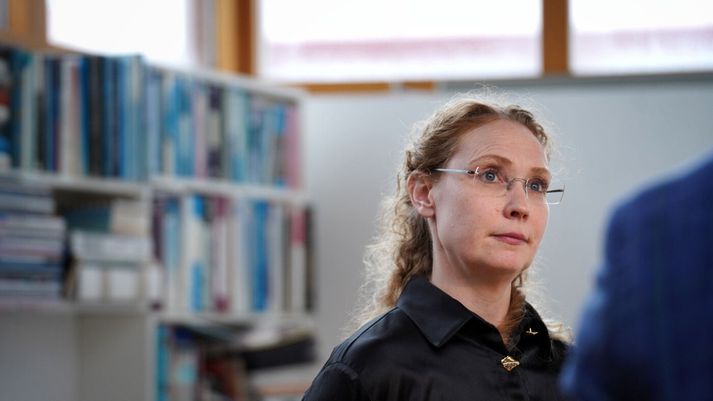 Sólrún Melkorka Maggadóttir formaður FÍOÓL. 