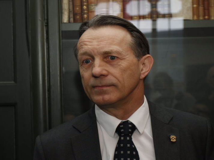 Tryggvi Pálsson bar vitni fyrir Landsdómi í morgun. 