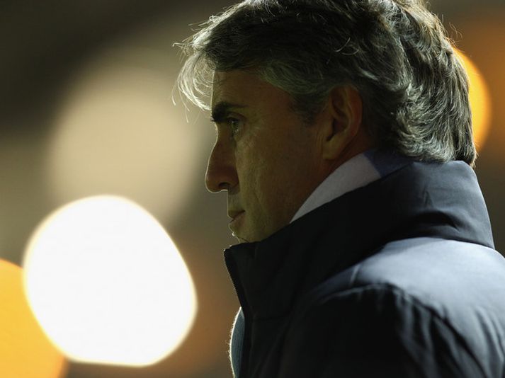 Roberto Mancini, stjóri Manchester City.