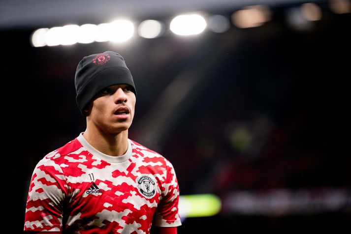 Mason Greenwood var handtekinn í janúar á síðasta ári grunaður um nauðgunartilraun, líkamsárás og þvingunartilburði.