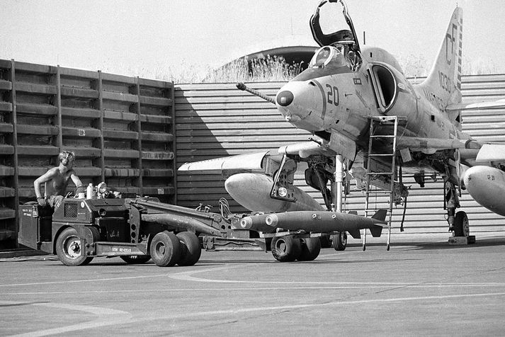 Bien Hoa flugstöðin á meðan á Víetnamstríðinu stóð.