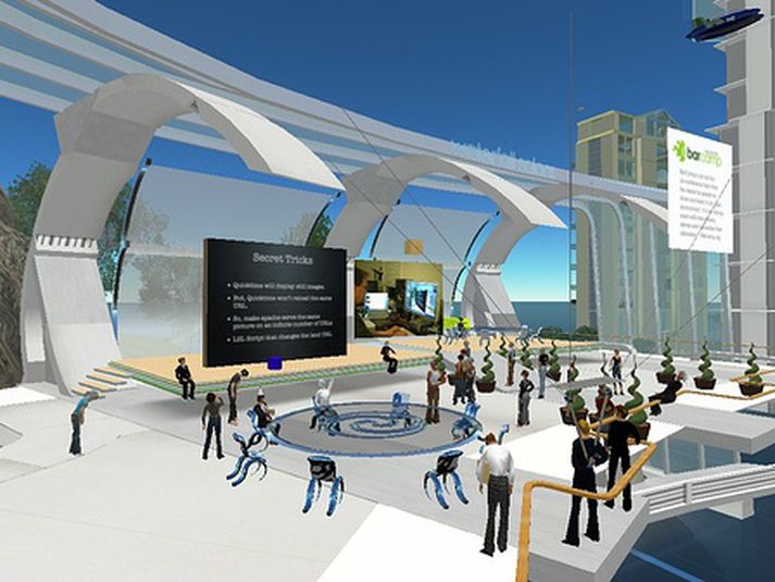 Úr Second Life leiknum.