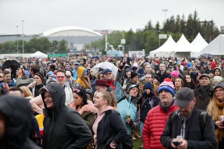 Fjöldi mætti á Secret Solstice í fyrra. Framkvæmdastjóri hátíðarinnar segir gæsluna í ár verða betri en í Leifsstöð. 