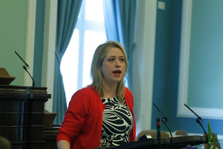 Eygló Harðardóttir vill vita um skilyrðin fyrir starfi Mats Josefsson með samræmingarnefndinni. Mynd/ GVA.