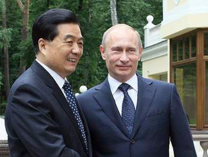 Hu Jintao og Vladimír Pútín Báðir á listanum.nordicphotos/AFP