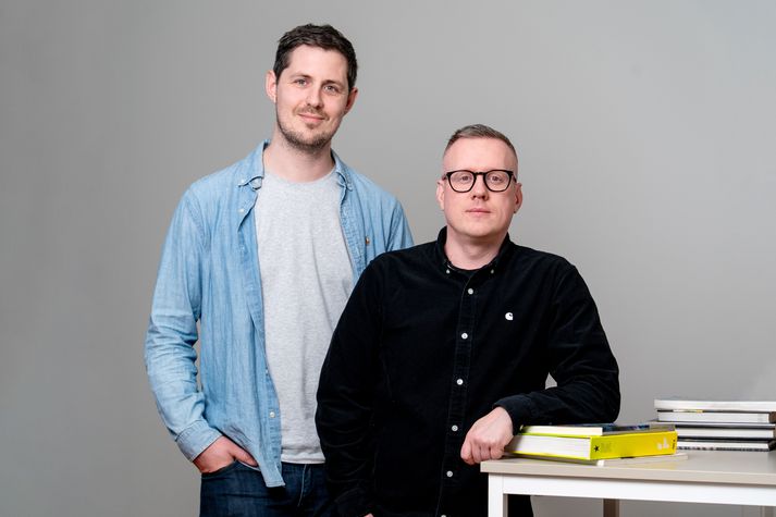 Friðrik Salvar og Lúðvík Páll eru að ýta úr vör nýrri íslenskri hljóðbókaveitu en henni er meðal annars ætlað að stugga við einokunarstöðu Storytel á markaði.