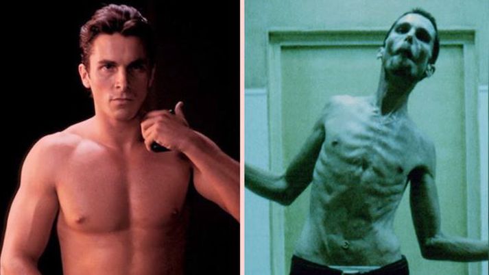 Christian Bale var aðeins um 60 kg þegar hann lék í The Machinist.