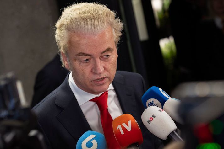 Hinn umdeildi Geert Wilders hefur verið mjög áberandi í hollenskum stjórnmálum síðustu áratugi.