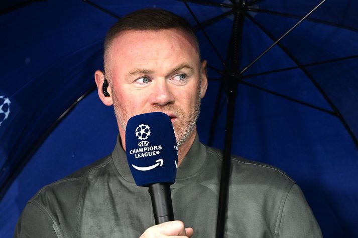 Rooney var sérfræðingur í Meistaradeild Evrópu í gærkvöldi.