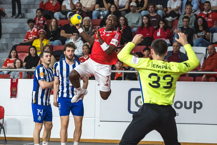 Stiven Tobar Valencia og félegar í Benfica gerðu góða hluti í Svíþjóð í kvöld.