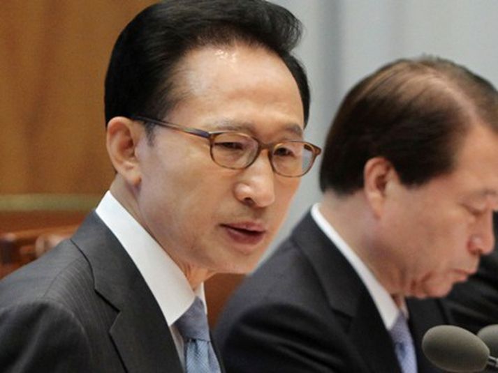 Lee Myung-bak, forseti Suður-Kóreu.