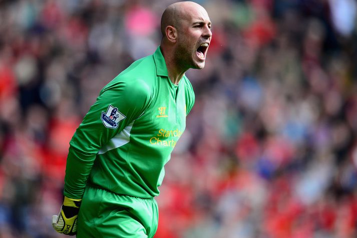 Pepe Reina, markvörður Liverpool