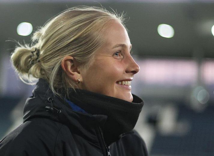 María Ólafsdóttir Grós hefur staðið sig vel í sænsku deildinni í ár og vann sér sæti í íslenska landsliðinu.